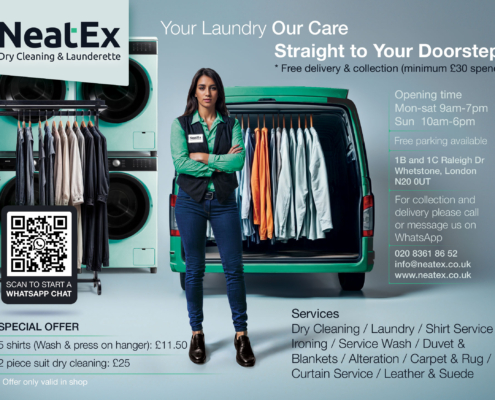 NeatEx Dry Cleaning Flyer 2024